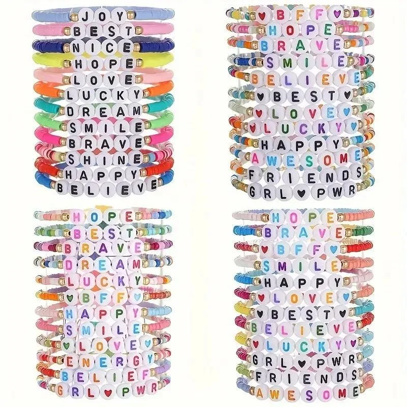 

12Pcs Friendship Bracelets,Colorful Friendship Bracelets Set,The Best Exchange of Gifts for Concerts Celebrity Fans Gatherings