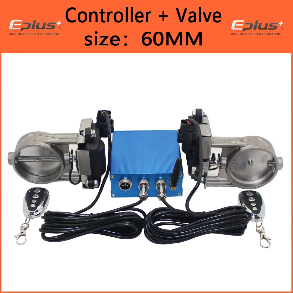EPLUS Auto Uitlaatpijp Klep Elektrische Kit Universele Multi-hoek Modus 51 63 76 MM Controller Apparaat Afstandsbediening kit - afbeelding 1