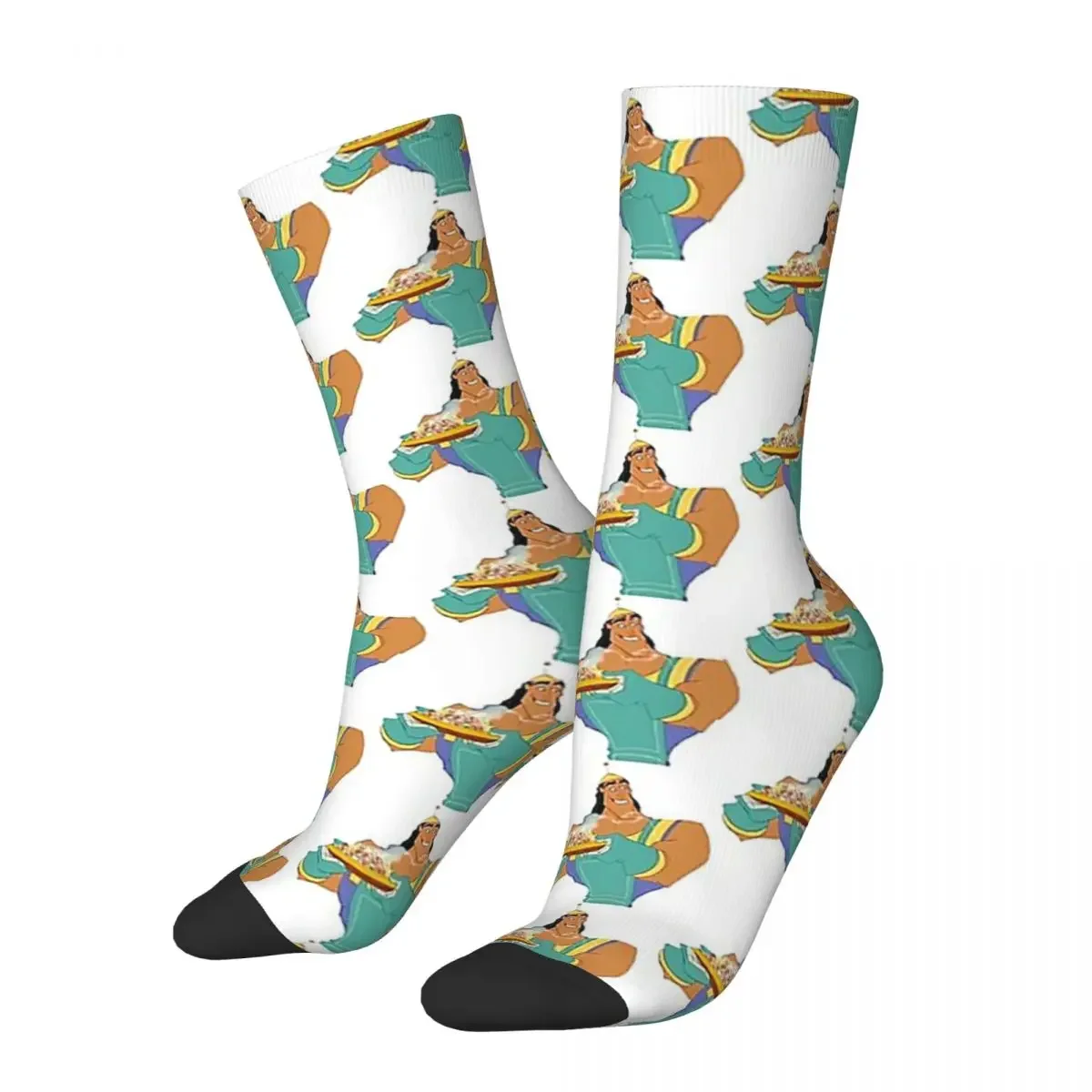 Kronk Has Spaghetti Socks Harajuku High Quality Stockings All Season Long Socks Accessories for Unisex Christmas Gifts