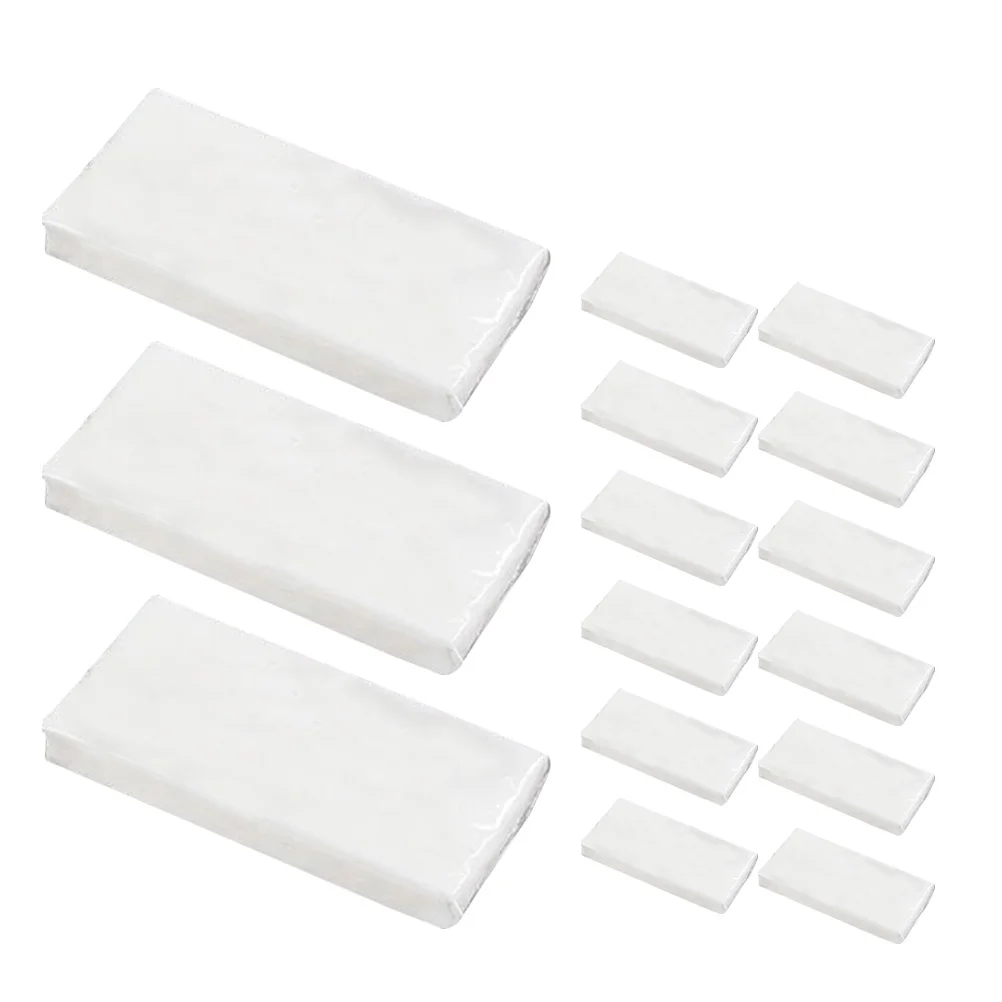 15 قطعة عبوات السيارات قناع الأنسجة الورقية حامل مناديل السيارة عبوة تصميم مدمج مناسبة للسيارات والفنادق والمطاعم #4