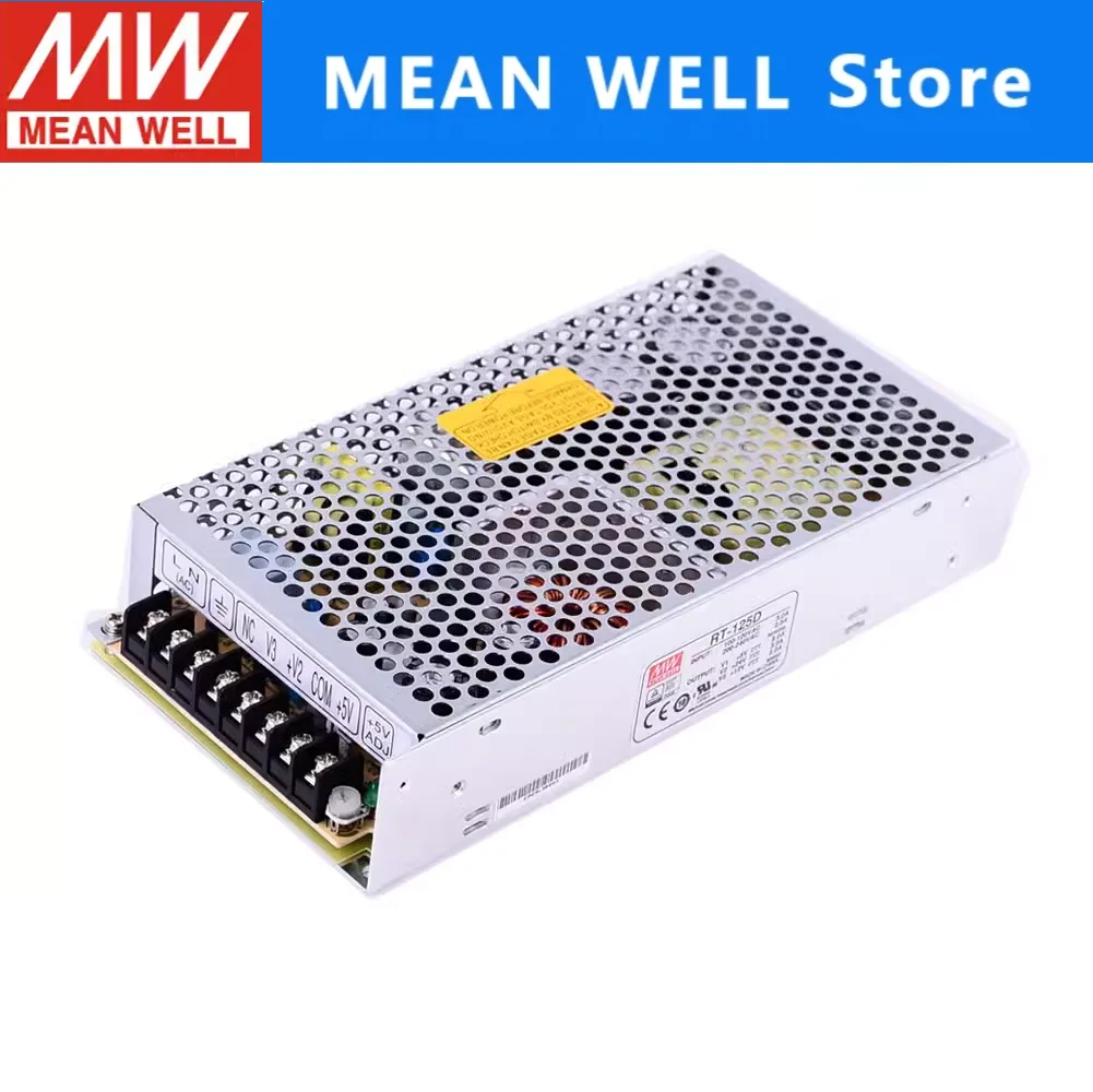 MEAN WELL RT-125 RT-125A RT-125B RT-125C RT-125D Triple Output Switching Power Supply