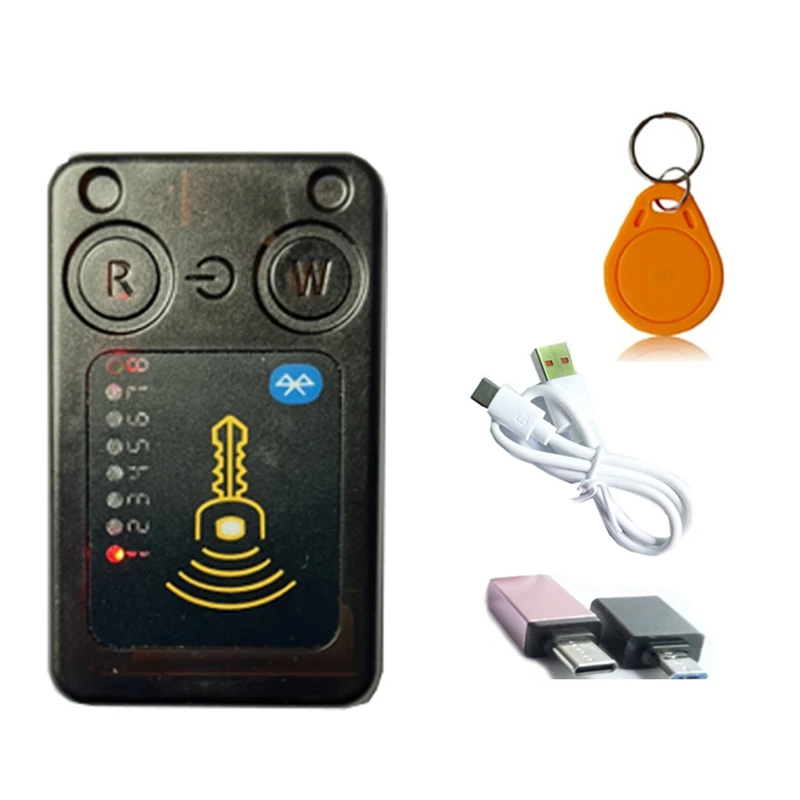 RFID Chameleonu Smart Chip Reader ISO14443 Key Detection EM125KHZ IC 13.56Mhz Badge Decode RFID Emulator