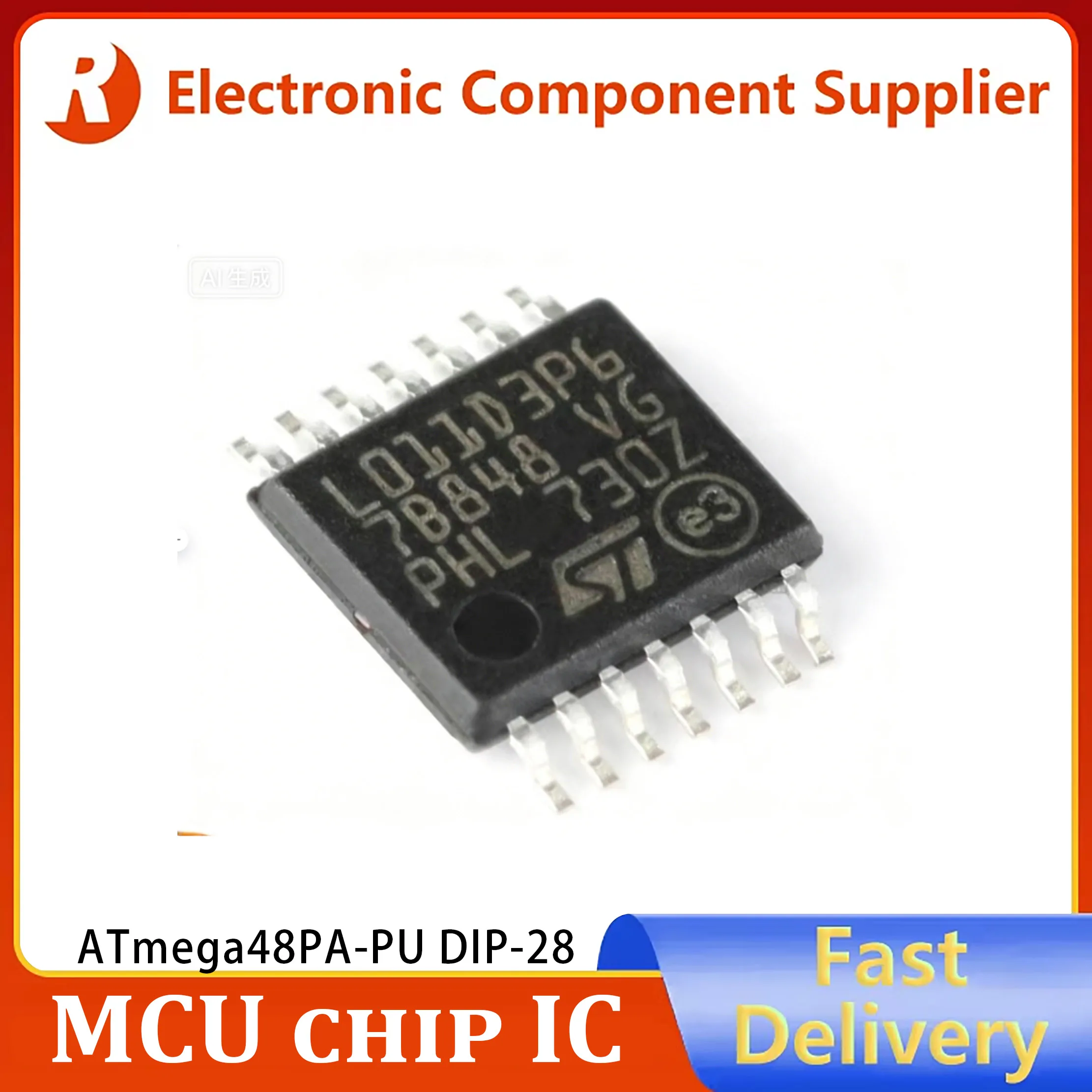 

1pcs Genuine STM32L011D3P6 TSSOP-14 ARM Cortex-M0+ 32-bit microcontroller (MCU)