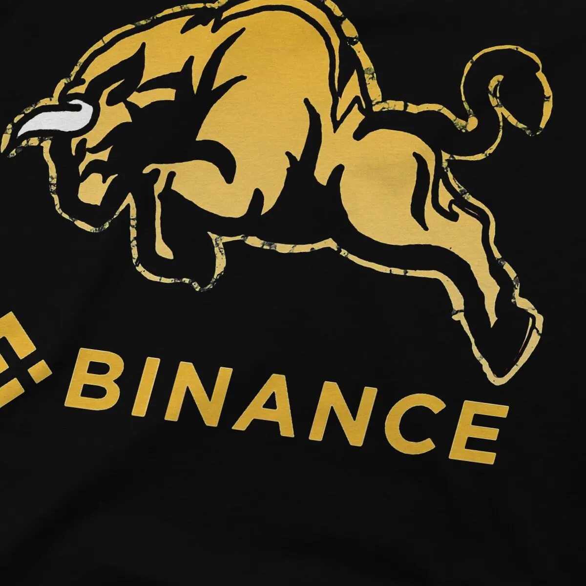 Binance Creative TShirt for Men BNB Crypto Coin Round Collar Polyester T Shirt Distinctive Birthday Gifts OutdoorWear