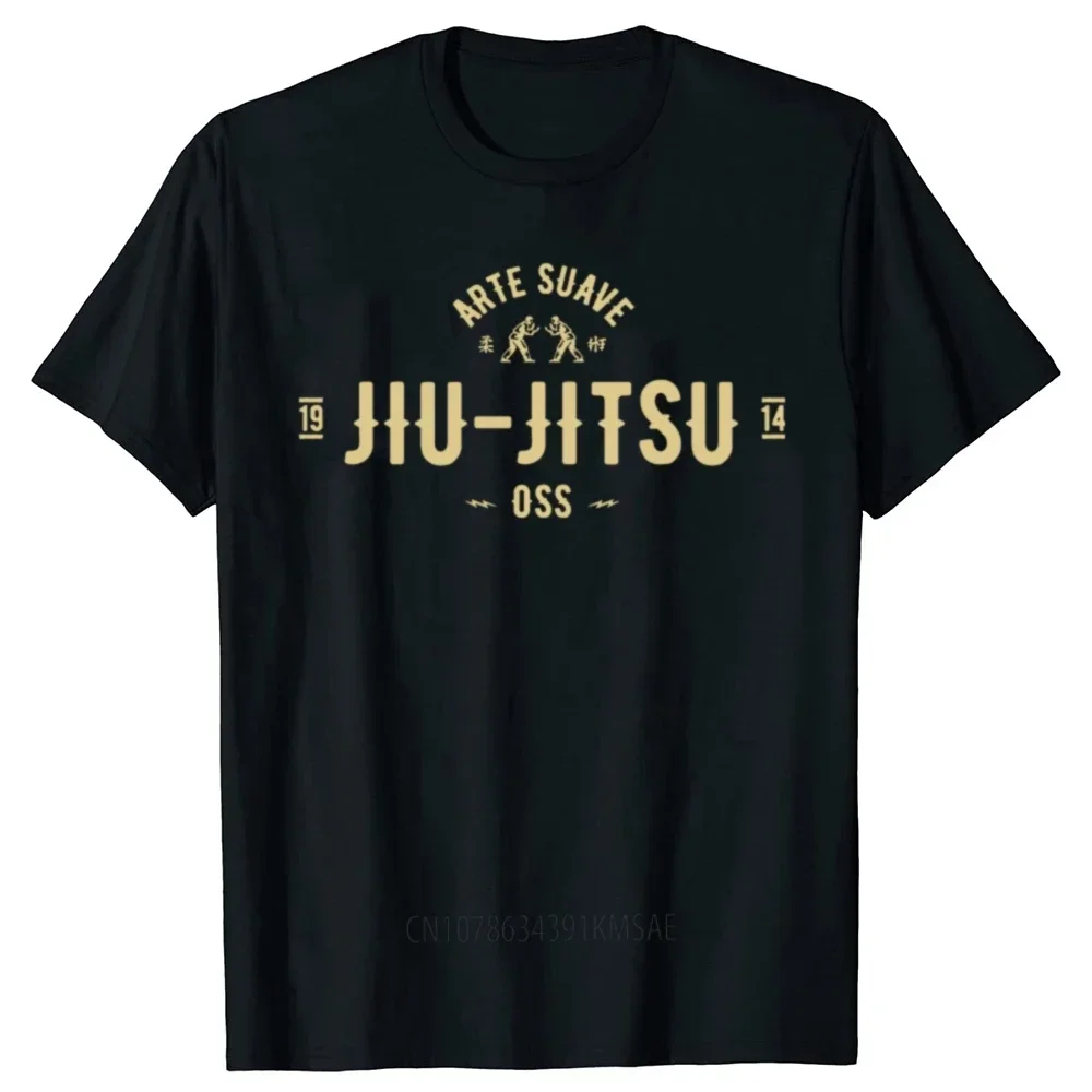 Funny Brazilian Jiu Jitsu Art Oss BJJ T Shirts Summer Style Graphic Cotton Short Sleeve Birthday Gifts T-shirt Mens Clothing