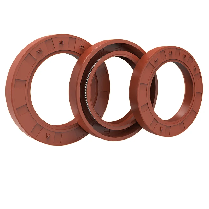 

7-16high temperature resistant, corrosion-resistant, wear-resistant TC/TG4 external thread fluorine rubber skeleton oil seal
