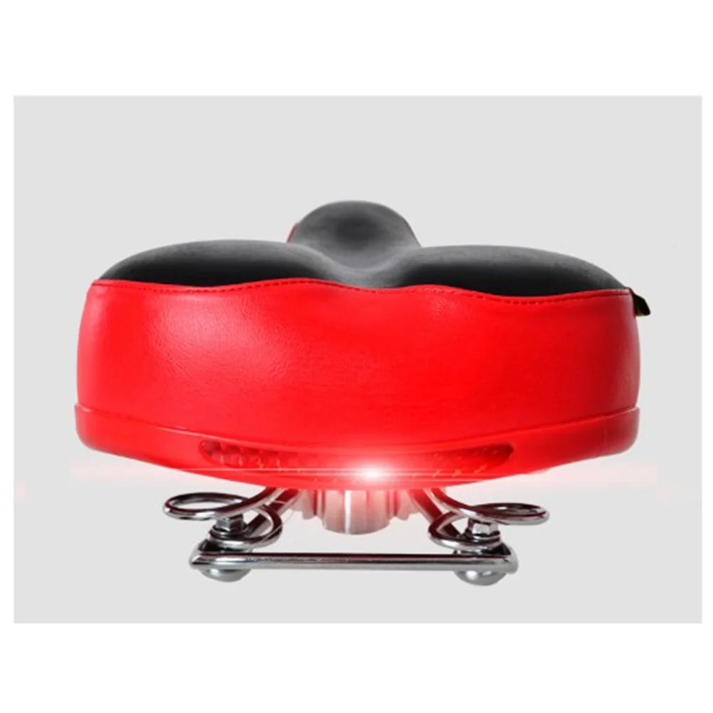 

Wide Electric Bike Saddle High Density Padding Dual Suspension Comfort Seat for Long Distance Riding Mountain Bike Replacement