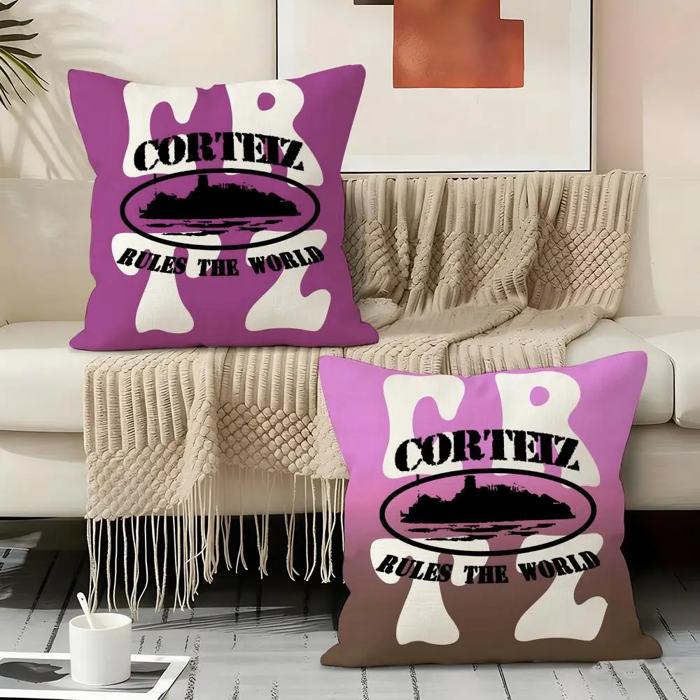 C-corteiz Brand Pillow Case Pillowcase, Double-sided Printed, Sofa Cushion, Bedroom Headboard Pillow