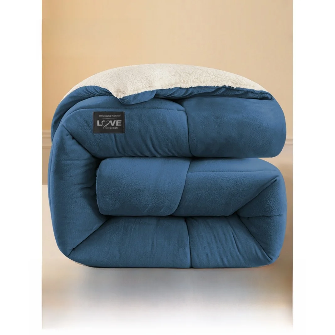 

Зимнее одеяло из молочного бархата для дивана, покрывало для студенческого общежития, теплое одеяло-вкладыш из полиэфирного волокна для зимы, весны и осени