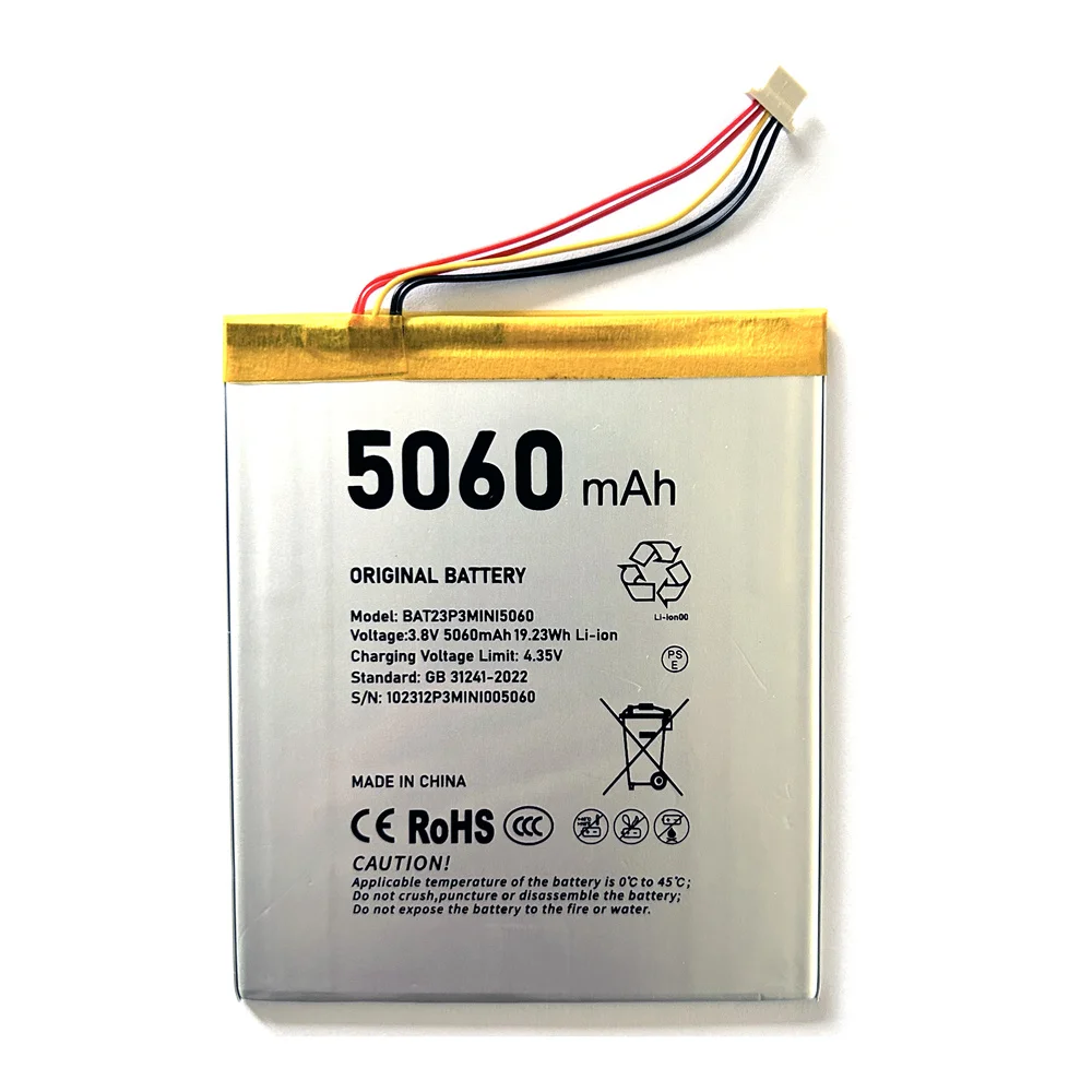 100% Original Rechargeable Battery BAT23P3MINI5060 Battery 5060mAh For DOOGEE U9 U10 Tablets Bateria with Tracking number