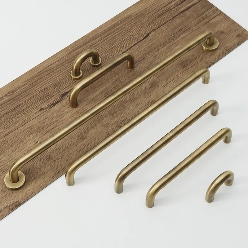 미니멀리즘 청동 가구 손잡이 옷장 주방 찬장 옷방 침대 옆 작은 캐비닛 손잡이 장식용 노브
