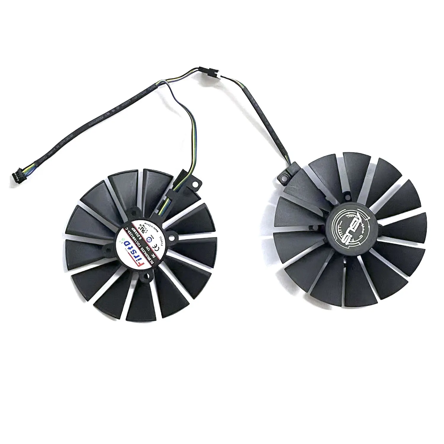 

95MM 4PIN T129215SM FDC10M12S9-C PLD10010S12H GTX1050TI GPU Fan For Asus RX580 570 470 GTX1070TI 1050TI 1050 Graphics Card