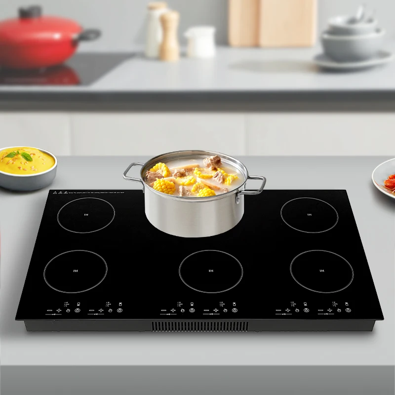 Induction Cooker Induction Cooker Factory Kitchen Appliances 6 Burner Touch Control Stove Induction Cooktop