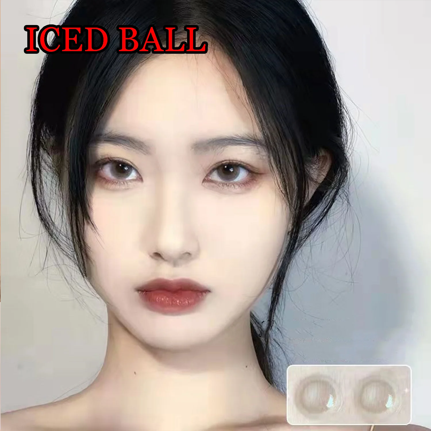 Coslens 14.00mm Glitter Color Soft Contacts Lenses for Eyes Anime Accessories линзы для глаз цветные Iced Ball