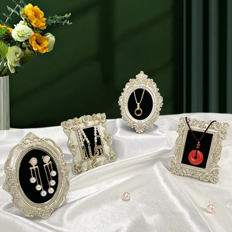 

Винтажная фоторамка в стиле Instagram, реквизит, металлический фон для селфи, декор с подвесными серьгами, фотобудка, ювелирные изделия для съемки