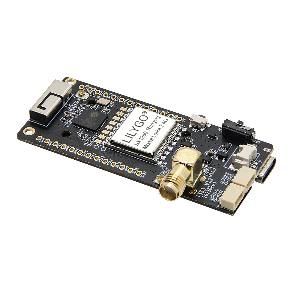 LILYGO T3S3 V1.2 Местластичный ESP32-S3 LoRa 868/915 МГц 2,4G WiFi Bluetooth Беспроводной модуль разработки с 0,96-дюймовым OLED-дисплеем