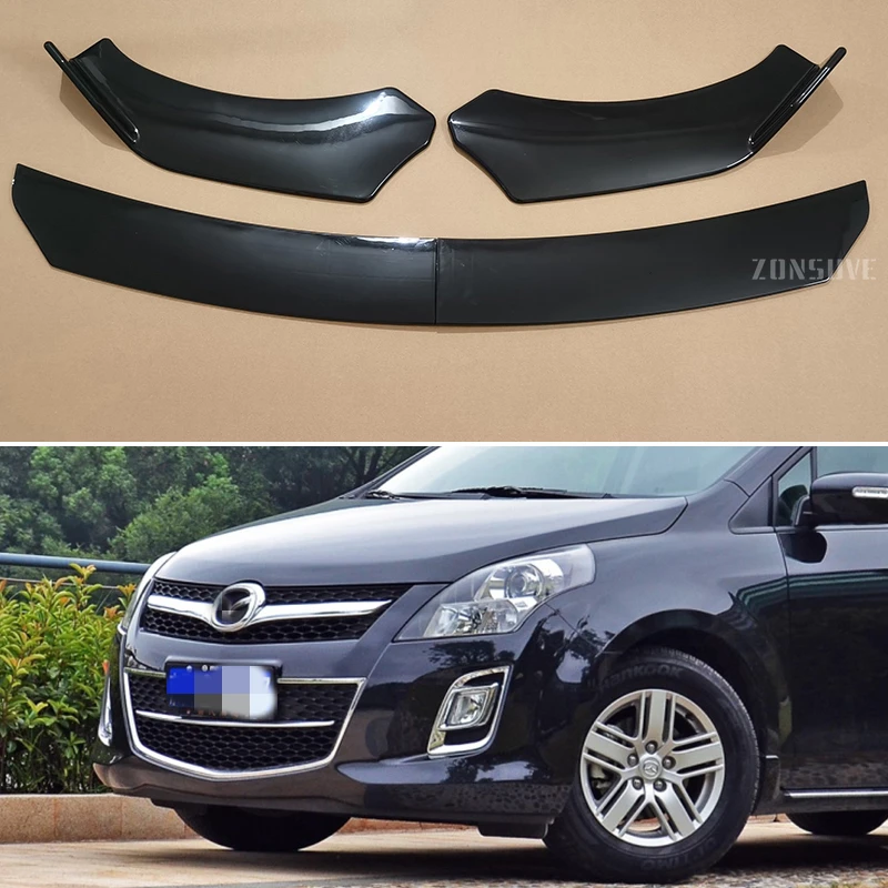 Use For Mazda 8 2011--2024 Year Front Bumper Lip Splitter Spoiler Body Kit Accessories