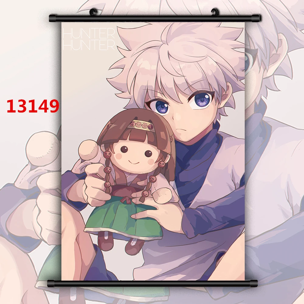 WTQ Hunter X Hunter Alluka Killua Zoldyck Canvas Painting Anime Poster Wall Decor Wall Art Picture Decor for Living Room Decor