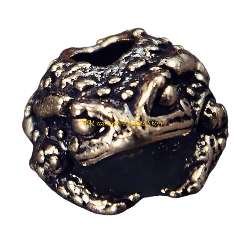 Q39C TOADS MENTER حبات المعادن قلادة للباراكورد ومجوهرات صياغة حفرة كبيرة