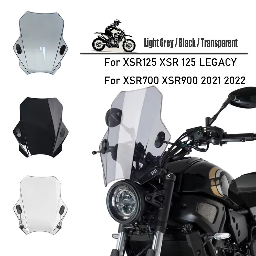 

Лобовое стекло мотоцикла для XSR125 XSR125 LEGACY XSR700 XSR900 2021 2022, универсальное лобовое стекло