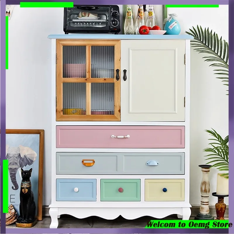 

Dust Proof Standing Living Room Cabinet Cube Multipurpose House File Cabinet Entryway American Muebles De Salon Home Accessories