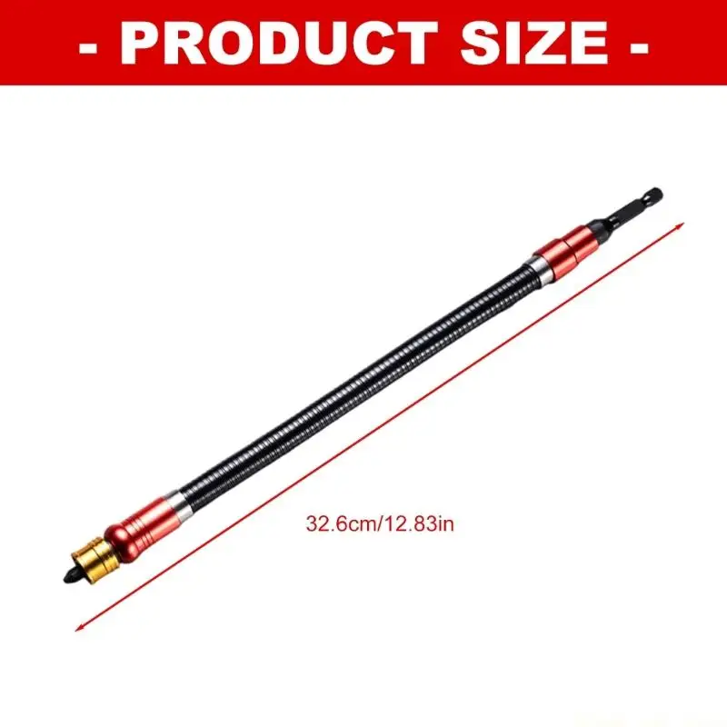 A2BE Efficient Flexible Screwdriver Shafts Locking for 1/4 Inches Tool Various Tasks