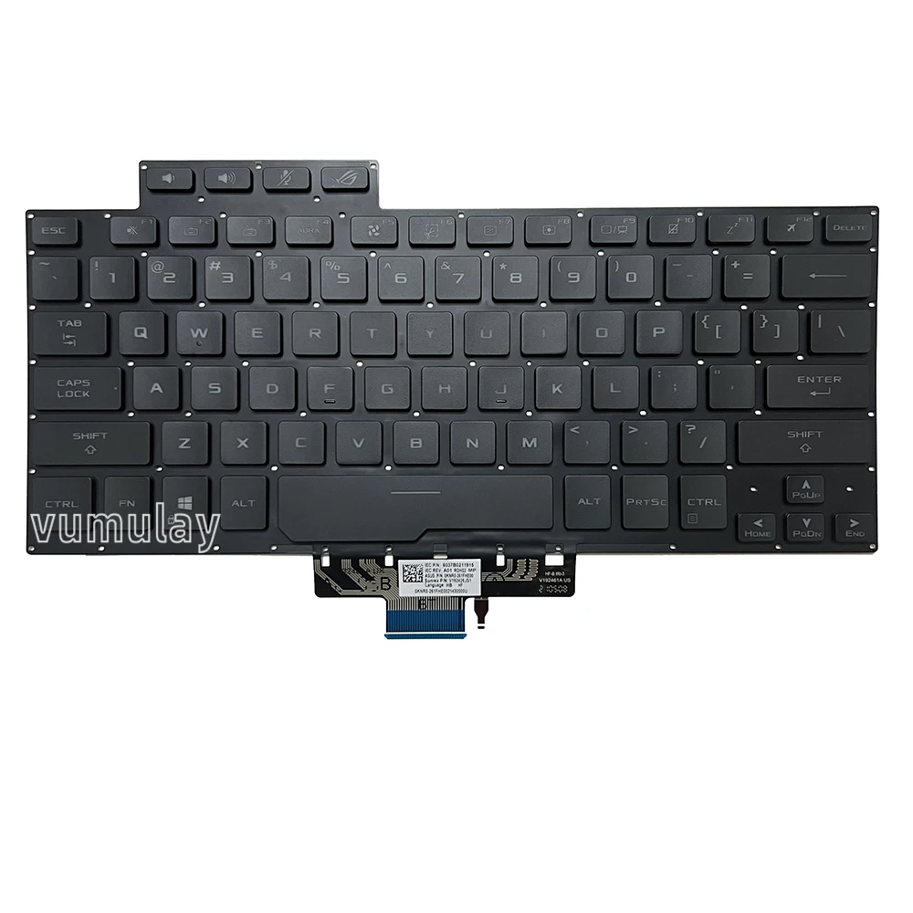 ASUS ROG Zephyrus G14 2023 英字キーボード Amazon.com: Replacement Keyboard for ASUS ROG Zephyrus G14 GA401
