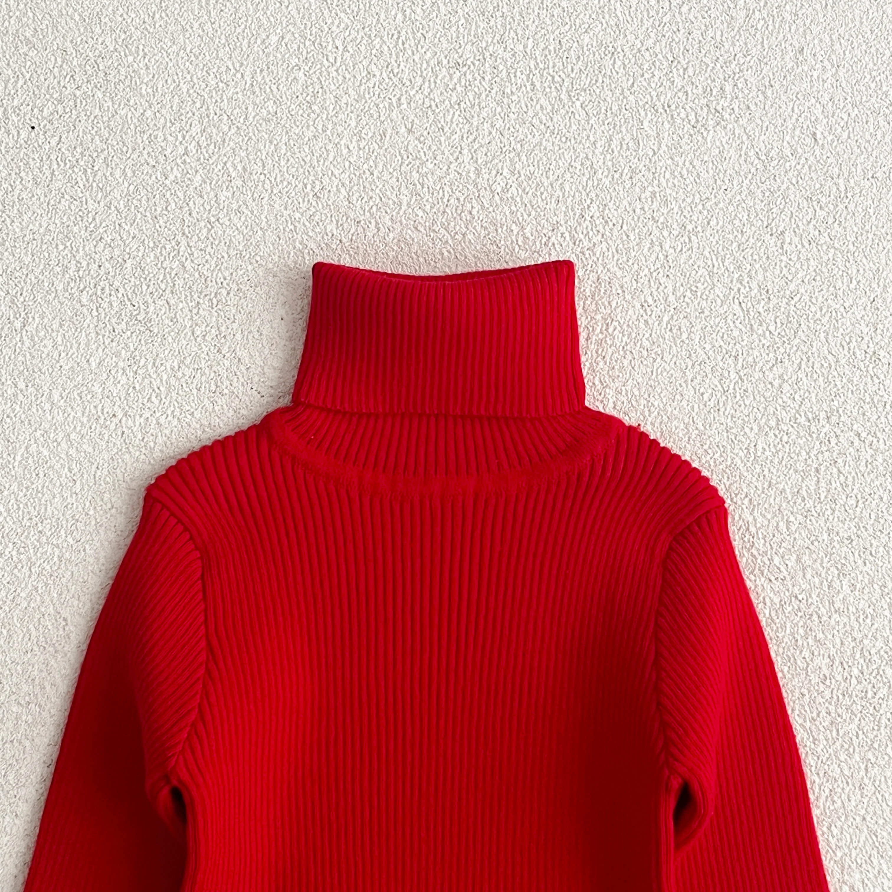 1-6Y Jungen Mädchen Rollkragenpullover Herbst Baby Pullover Kinder Pullover Für Winter Gestrickte Bodenbildung Jungen Pullover Vetement Enfant – Detail 11