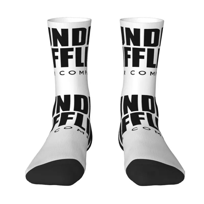 Novelty Men's Dunder Mifflin Paper Company Dress Socks Unisex Comfortable Warm 3D Printed The Office TV Show Crew Socks