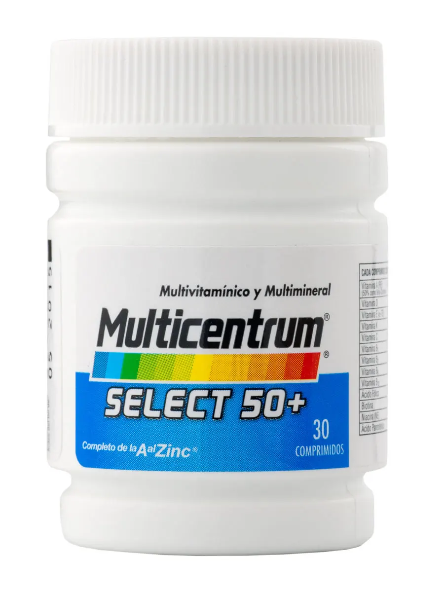 Multicentrum select 50 + 30 tablets-vitamins for over 50 years.