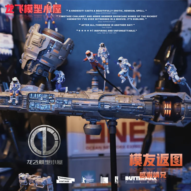 GK White Model Miniature Astronauts Ground Crew For Metal Structure RX-93 Nu & MSN-04 Sazabi Mech Model Hangar Diorama Resin Kit view 4