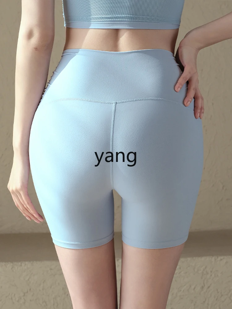 CX Sports Shorts Women's Summer High Waist Hip Lift Yoga Pants No Embarrassment Line Tights Quad Pants