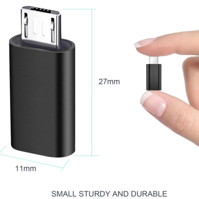 

Адаптер USB C — Micro USB, 5 шт., разъем типа C «мама» на «папа» Micro USB, поддержка зарядки и синхронизации данных, совместимый