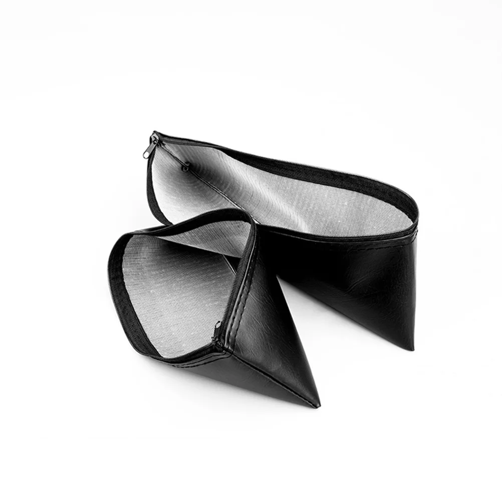 Bolsa de armazenamento de microfone resistente, 4 unidades, à prova de choque, resistente a arranhões, capa protetora portátil para em movimento