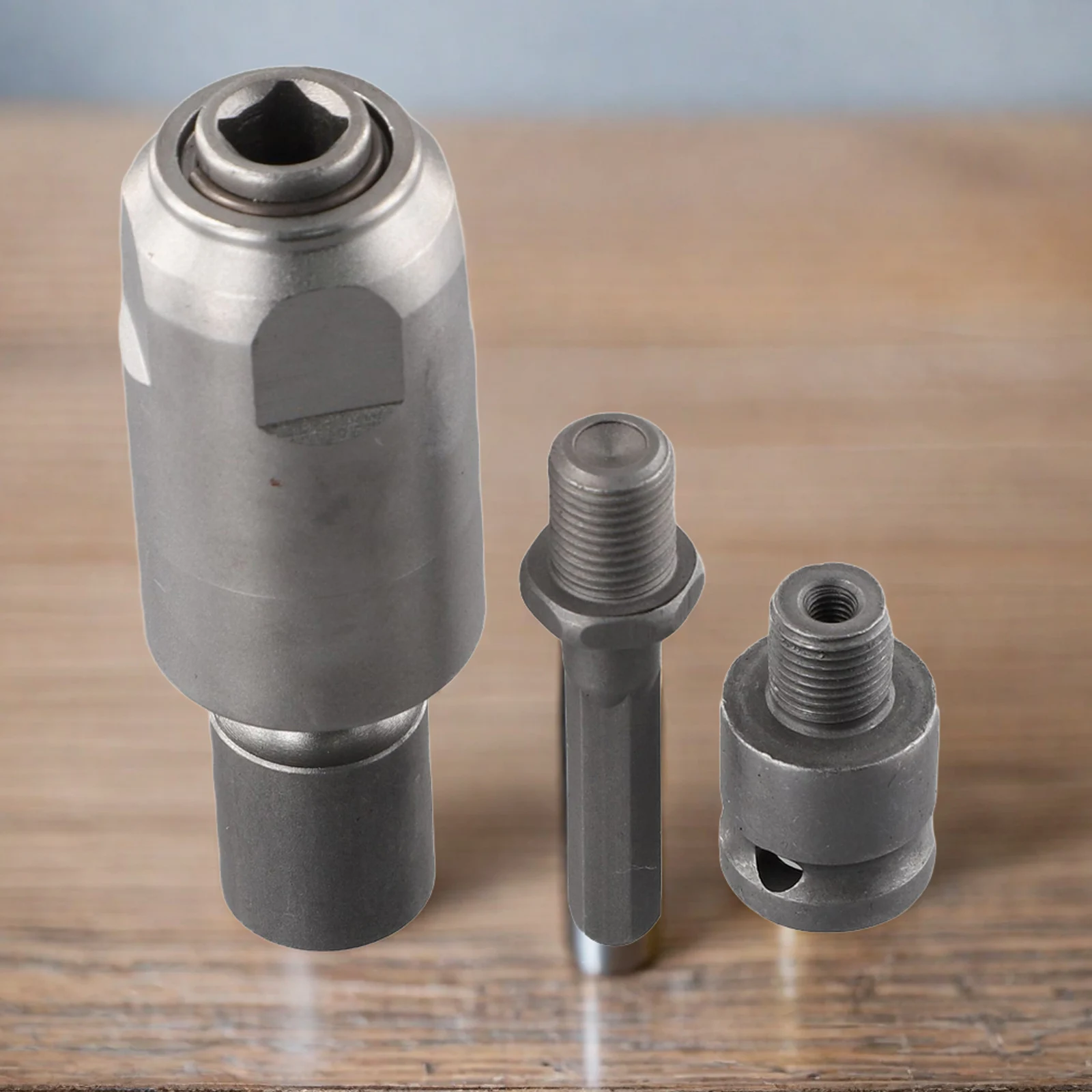 Adapter For Converting Impact-Wrench To Electric Hammer Converts To SDS-Plus/Square Interface For Use With Drill/Impact-Wrench