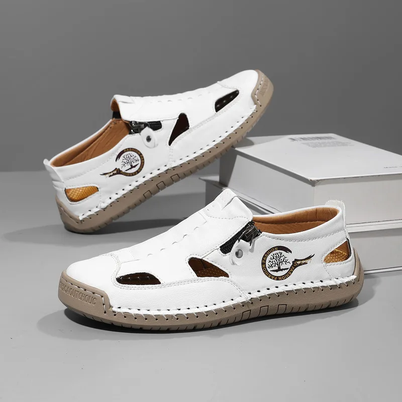 Hot Selling Unisex Stitched Slide Slippers Breathable Outdoor Sport Sandals Wear Resistant Beach Footwear Big Plus Size Men Wome