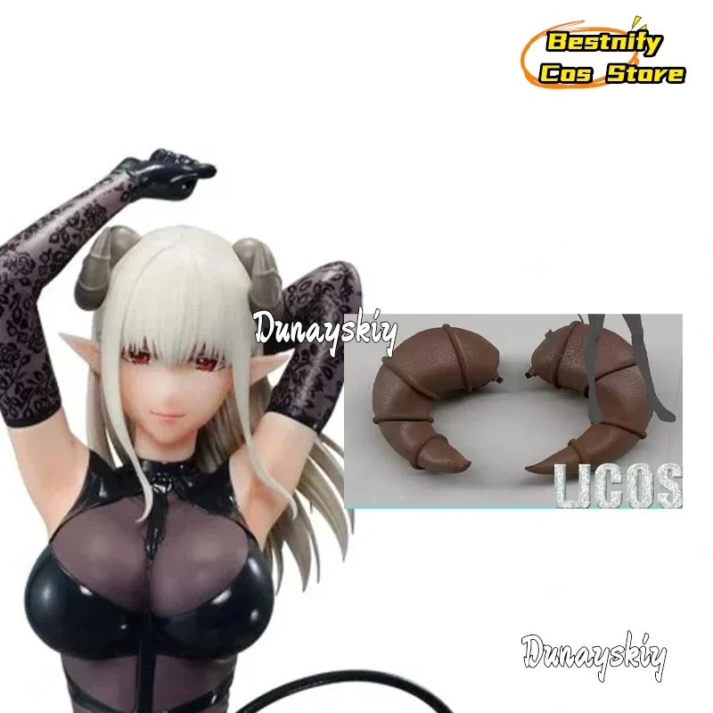 CosplayAnime Mayura 2.5 Dimensional Seduction Mayuri Hanyu Lustalotte Cosplay 20cm Horns Headclip Halloween Party Photography He
