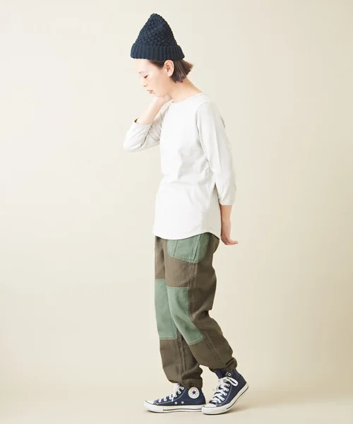 

Весна 2024: Новинка! Повседневные брюки с высокой талией, прямым кроем, в стиле рабочей одежды, с цветными вставками, эластичным поясом, свободного кроя CBE