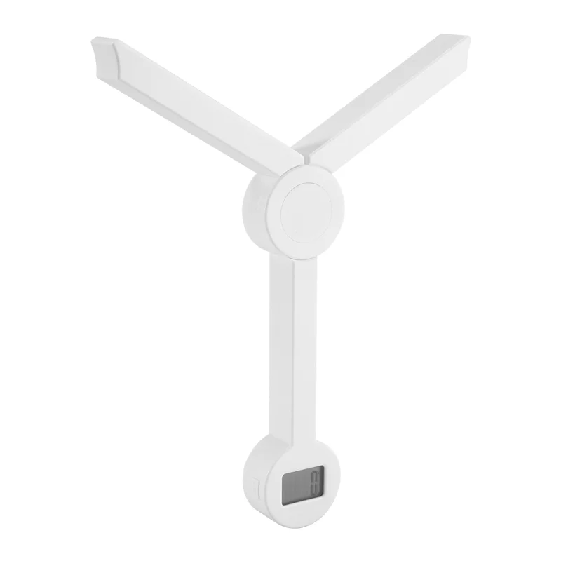 AED7-1 PCS High Precision Folding Food Scale, Digital Kitchen Scale White ABS Food Scale For Measuring Healthy Intake