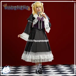 MisaMisa Cosplay Ainme Death Note Costume Sweet Cute Lolita Dress and Accessories Halloween Party Girl MisaMisa New Uniform