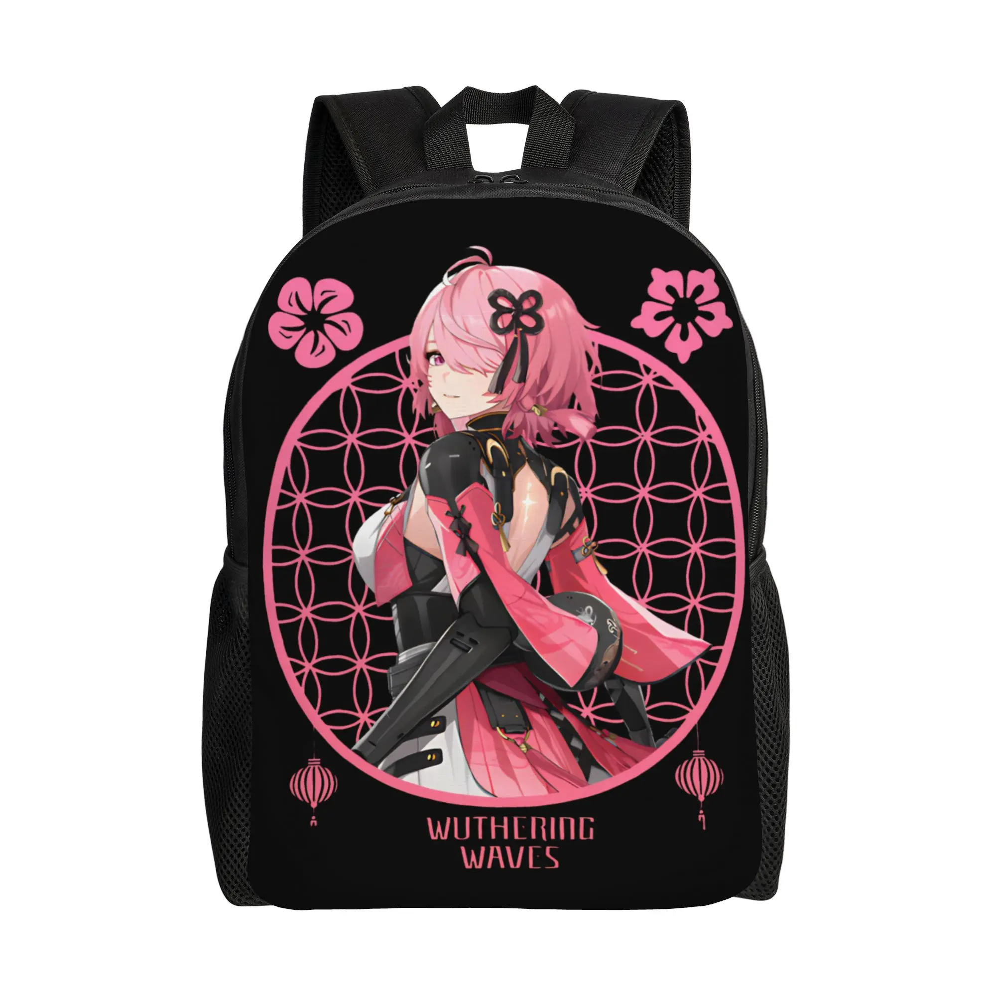

Taoqi Wuthering Waves Backpack Men Breathable Backpacks Polyester Funny School Bags Travel High Quality Rucksack