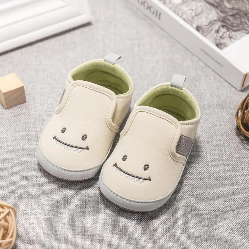 KIDSUN 2022 New Baby Shoes Infant Boy Casual Shoes Cute Cotton Sole Non-Slip Toddler First Walkers Baby Crib Newborn