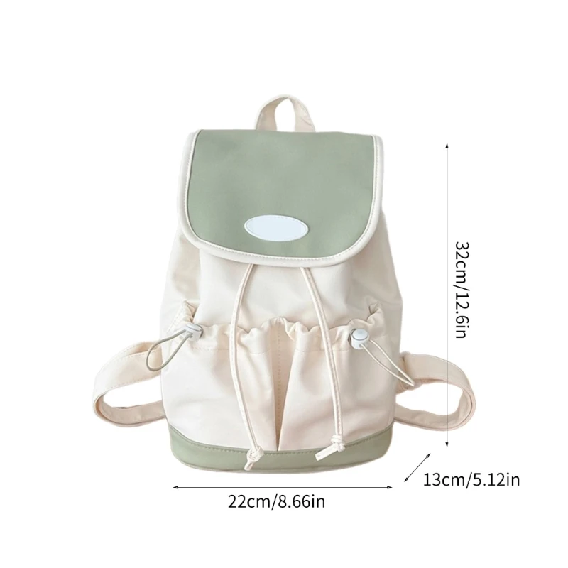 Mochila casual leve para meninas para escola viagens estética japonesa