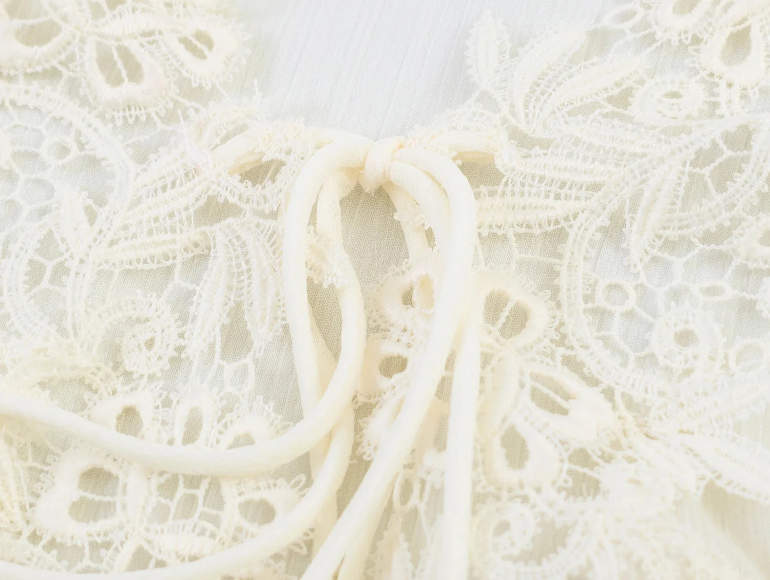 HH Damen Elegante Sexy Spitzenbluse mit Rüschen, V-Ausschnitt, Langen Ärmeln und Transparentem Chiffon, Sommermode 2026 für Abendverabredungen – Detail 6