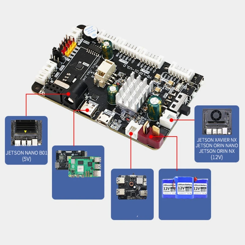 Ros Ros2 Robot Control Board With Stm32f103rct6 Imu For Raspberry Pi Jetson Robotics