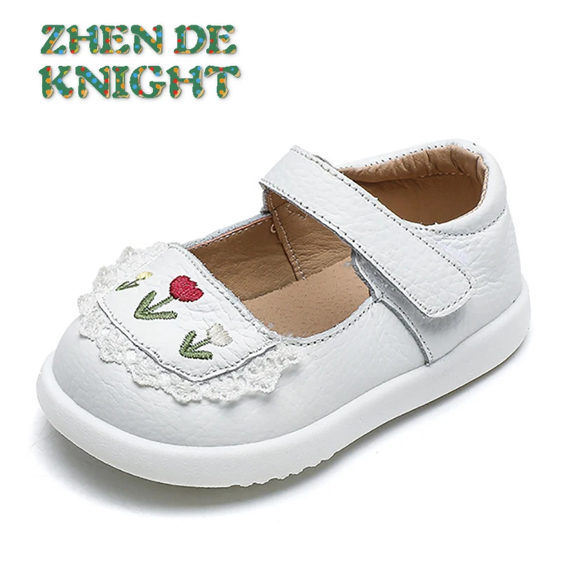 Zapatos de suela suave para bebé, zapatillas de princesa antideslizantes para caminar, zapatos planos para niña de 0 a 3 años, primavera y otoño