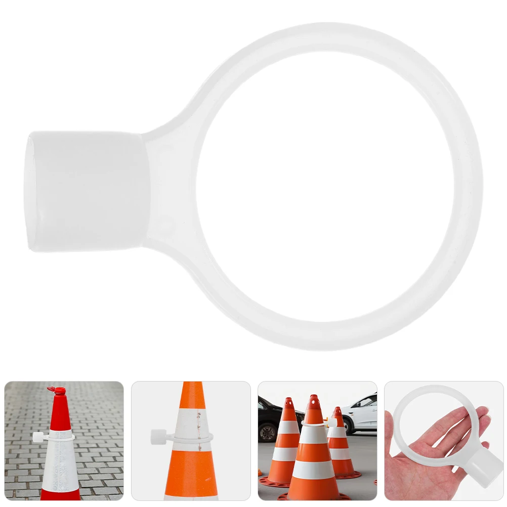 

12pcs Safety Cone Connector Adjustable Traffic Chain Link For Barriers Warning Poles Plastic Road Cones Connector Kits