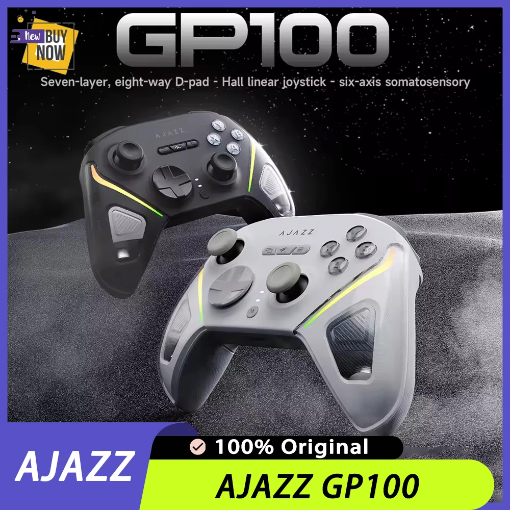 AJAZZ GP100 2.4G 1000HZ وحدة تحكم الألعاب 800MAH لوحة الألعاب الكل المستديرة سبعة طبقات قاعة التحكم وحدة تحكم الألعاب ألعاب الهدايا #1