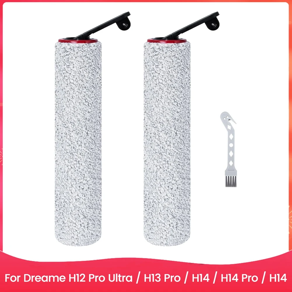 AC39 - Запасные части в рулоне щетки для Dreame H12 Pro Ultra / H13 Pro / H14 / H14 Pro / H14 Детали двойного пылесоса для влажной и сухой уборки