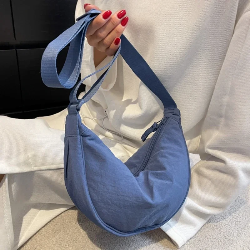 Casual Nylon Crossbody Bag for Women Designer Shoulder Bags Large Capacity Tote Lady Travel Shopper Bag Female Purses 2024